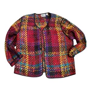 Chico's Basket Weave Pattern Cardigan Sz. 2